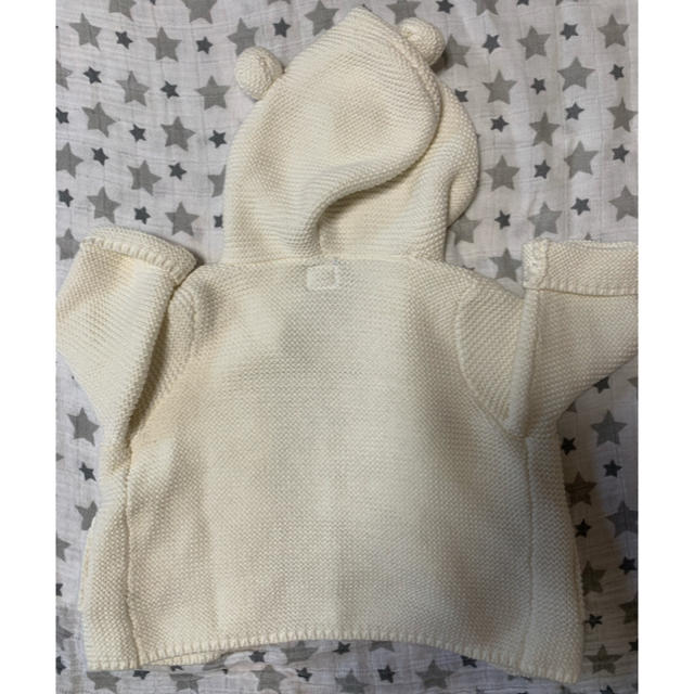 babyGAP(ベビーギャップ)のGAPBaby カーディガン くま耳 70 6-12m キッズ/ベビー/マタニティのベビー服(~85cm)(カーディガン/ボレロ)の商品写真