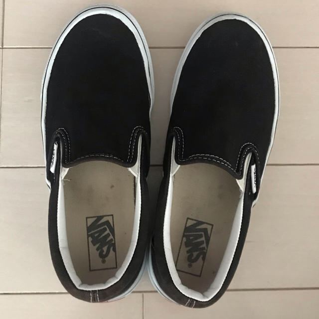 VANS(ヴァンズ)のVANS ブラック 【22cm】 キッズ/ベビー/マタニティのキッズ靴/シューズ(15cm~)(スニーカー)の商品写真