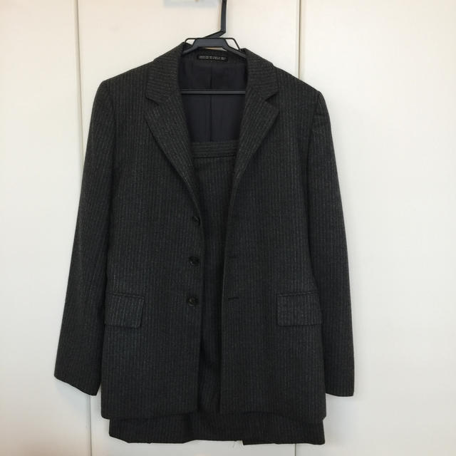 THE SUIT COMPANY - ウール スーツセット ストライプ グレーの通販 by Mon Armoire｜スーツカンパニーならラクマ