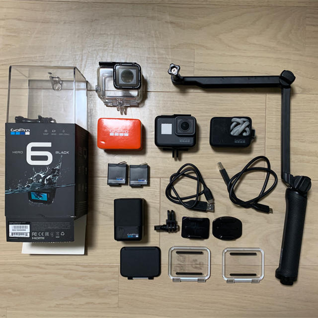 GoPro HERO6 BLACK ゴープロ マウント アクセサリー セットビデオカメラ