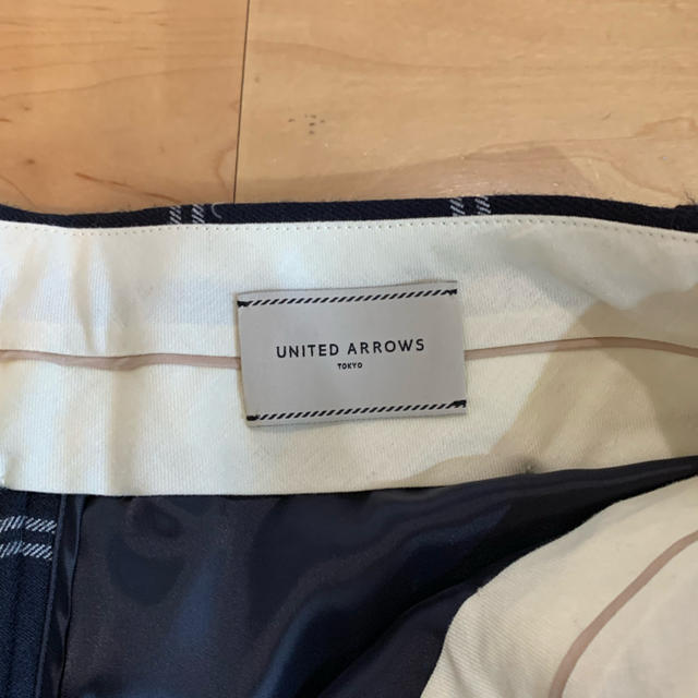 UNITED ARROWS(ユナイテッドアローズ)のUNITED ARROWS UBCB ウールチェックパンツ AW レディースのパンツ(クロップドパンツ)の商品写真