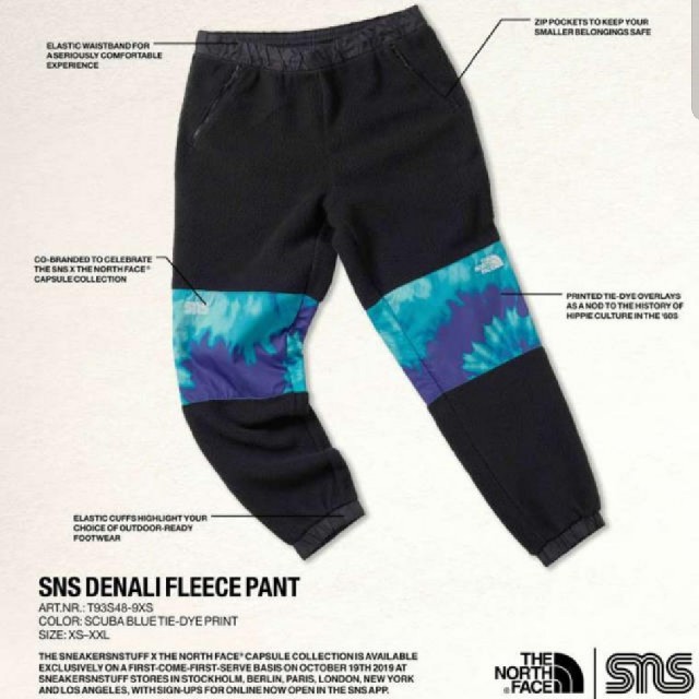 sns 20周年　Denali fleece pants ノースフェイス