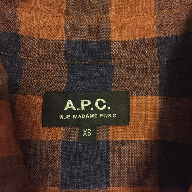 A.P.C(アーペーセー)のA.P.C. チェックシャツ レディースのトップス(シャツ/ブラウス(長袖/七分))の商品写真