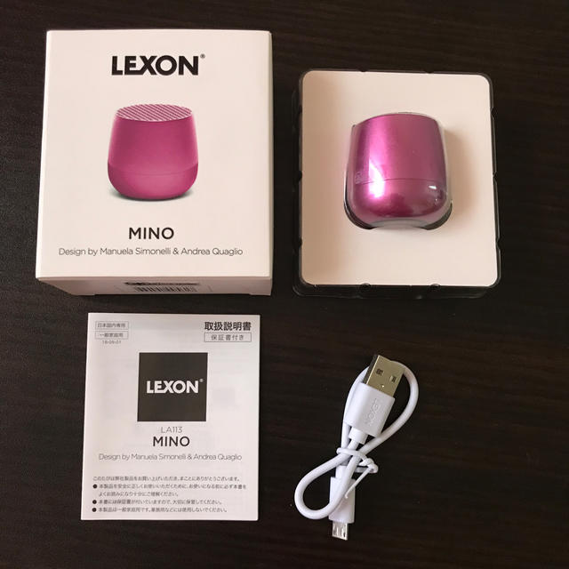 LEXON(レクソン)のLEXON MINO Bluetoothスピーカー スマホ/家電/カメラのオーディオ機器(スピーカー)の商品写真