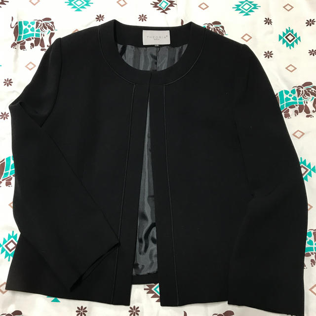 しまむら(シマムラ)のTHEORIA ブラックフォーマル ジャケット レディースのフォーマル/ドレス(礼服/喪服)の商品写真