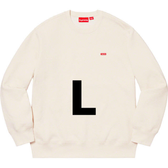 Small Box Crewneck Natural supreme