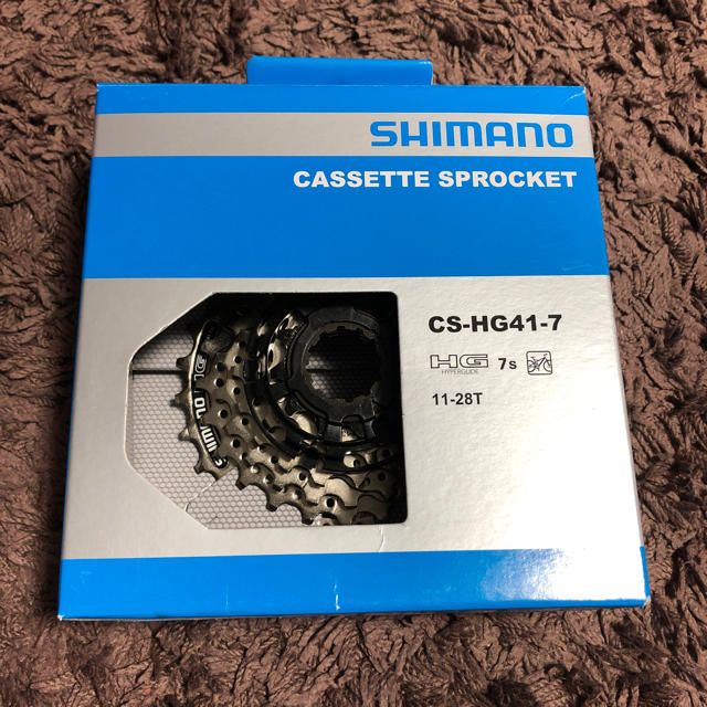 SHIMANO(シマノ)の新品 SHIMANO スプロケット CS-HG41-7 スポーツ/アウトドアの自転車(パーツ)の商品写真