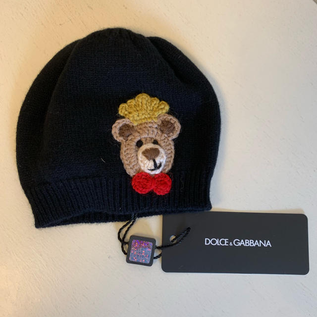 DOLCE&GABBANA(ドルチェアンドガッバーナ)のDOLCE&GABBANA  カシミアニット帽 キッズ/ベビー/マタニティのこども用ファッション小物(帽子)の商品写真