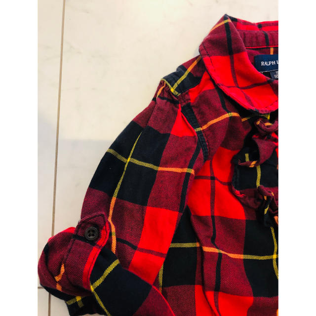 Ralph Lauren(ラルフローレン)のラルフローレン　ワンピース　長袖　size110   秋冬に！ キッズ/ベビー/マタニティのキッズ服女の子用(90cm~)(ワンピース)の商品写真