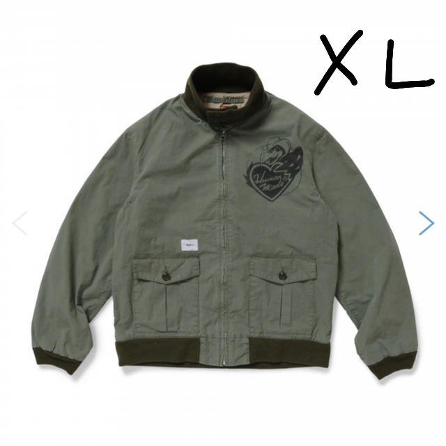 L☆ネイビー☆TEAM JACKET NYLON. TWILLWTAPS