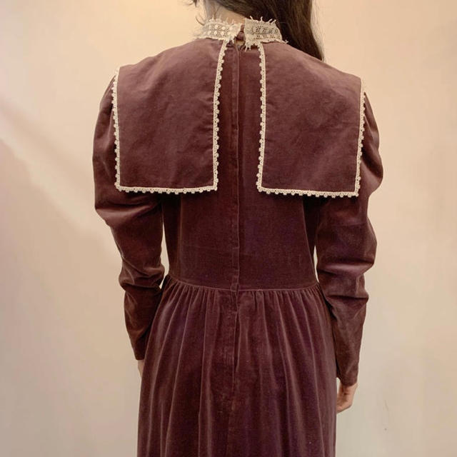 GUNNE SAX(ガニーサックス)のgunne sax wine dress  レディースのワンピース(ロングワンピース/マキシワンピース)の商品写真