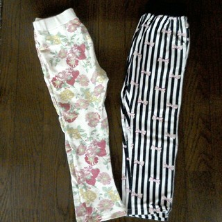ニシマツヤ(西松屋)の女児パンツ2本セット  　size110(パンツ/スパッツ)
