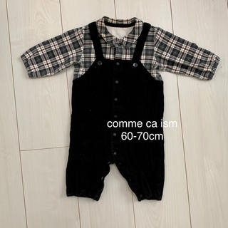 コムサイズム(COMME CA ISM)のcomme ca ism コムサ　ロンパース　60-70cm(ロンパース)