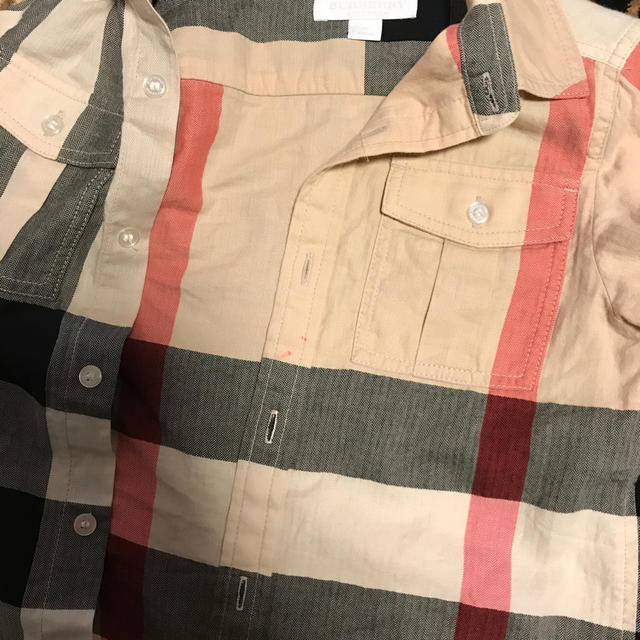 BURBERRY(バーバリー)のバーバリー  4才　ブラウス キッズ/ベビー/マタニティのキッズ服男の子用(90cm~)(ブラウス)の商品写真