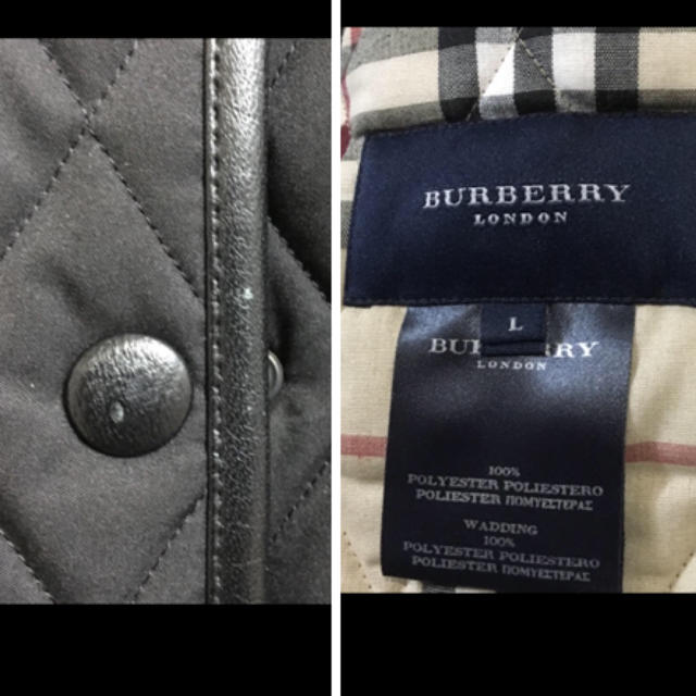 BURBERRY(バーバリー)のバーバリーキルティングコートLサイズ レディースのジャケット/アウター(ロングコート)の商品写真