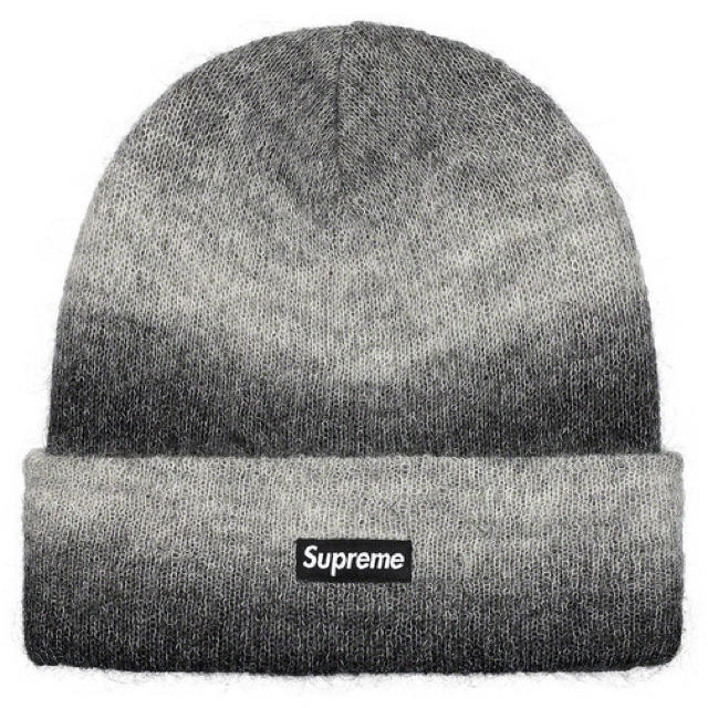 supreme Mohair Beanie グレー系 未使用 モヘア ビーニー - ニット帽