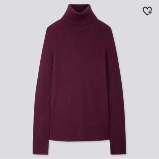 ユニクロ(UNIQLO)のユニクロ エクストラファインメリノリブタートルネックセーター(ニット/セーター)