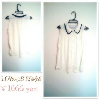 ローリーズファーム(LOWRYS FARM)のLOWRYS  FARM .  シャツ(シャツ/ブラウス(半袖/袖なし))