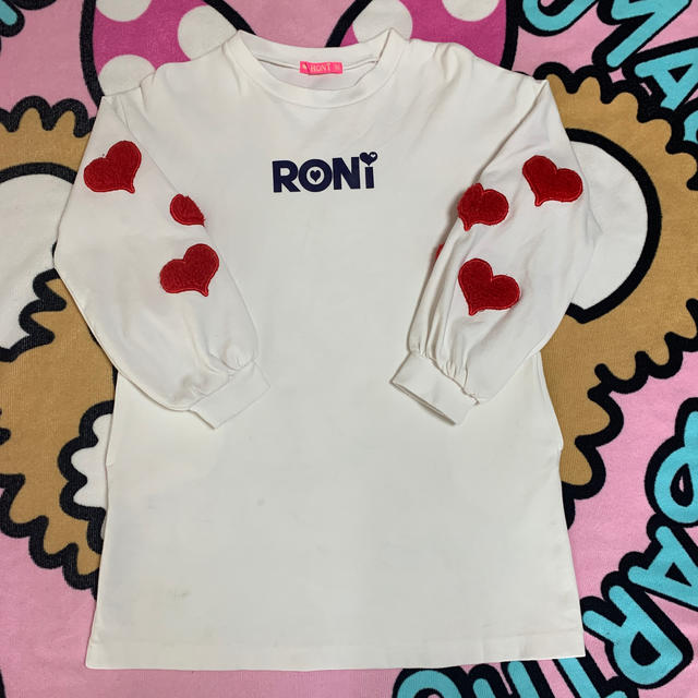 RONI(ロニィ)のモコモコ❤トレーナーワンピ♡Msize キッズ/ベビー/マタニティのキッズ服女の子用(90cm~)(ワンピース)の商品写真