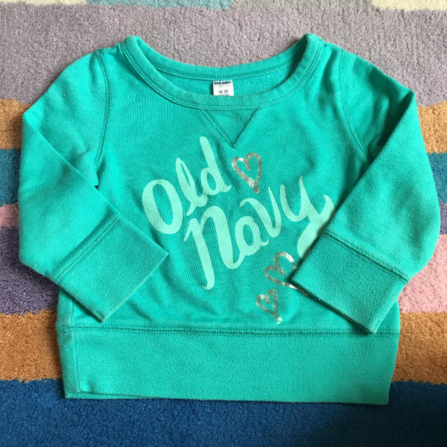 Old Navy(オールドネイビー)のOld Navyトレーナー キッズ/ベビー/マタニティのキッズ服女の子用(90cm~)(Tシャツ/カットソー)の商品写真