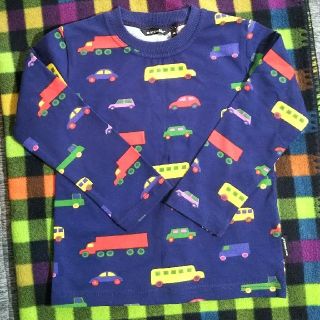 マリメッコ(marimekko)のmarimekko 車柄ロンT 92/2Y(Tシャツ/カットソー)