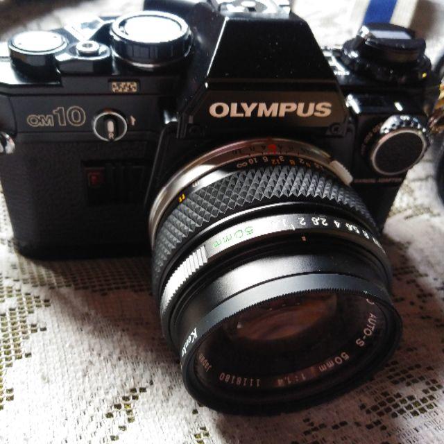OLYMPUS(オリンパス)の【お値下げ🎵】 OLYMPUS　OM-10  フイルムカメラ スマホ/家電/カメラのカメラ(フィルムカメラ)の商品写真