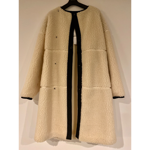 値下げ　HYKE ハイク:FAUX SHEARLING JACKET