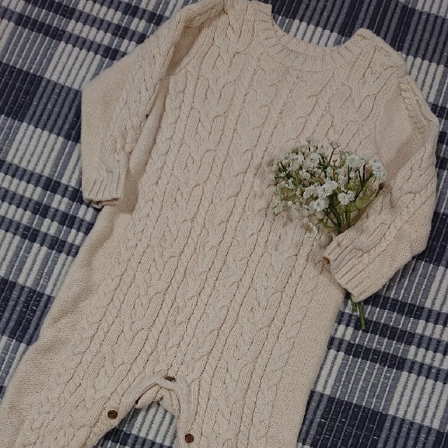 babyGAP(ベビーギャップ)のbabyGap ニット ロンパース キッズ/ベビー/マタニティのベビー服(~85cm)(ニット/セーター)の商品写真