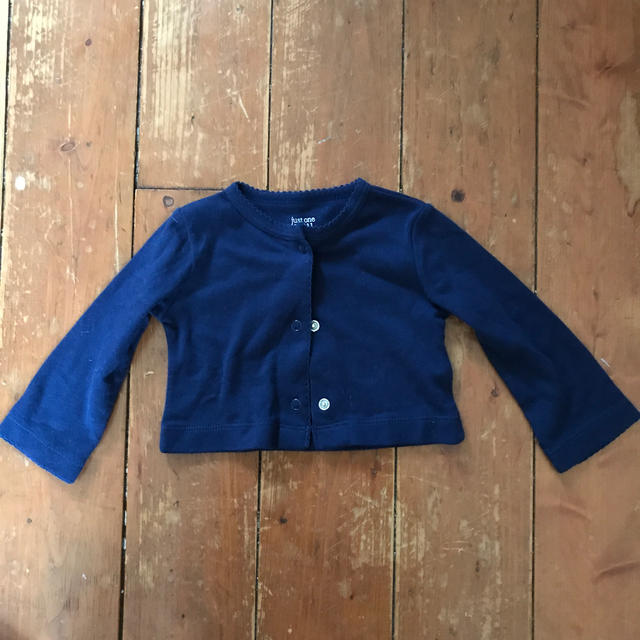 carter's(カーターズ)のカーターズ　ワンピース風ロンパース、長袖ボレロのセット キッズ/ベビー/マタニティのベビー服(~85cm)(ワンピース)の商品写真