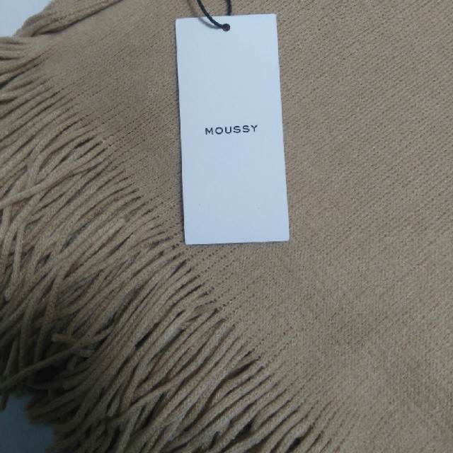 moussy(マウジー)のBoon様専用　MOUSSY　アクリルストール　マフラー　ベージュ レディースのファッション小物(ストール/パシュミナ)の商品写真