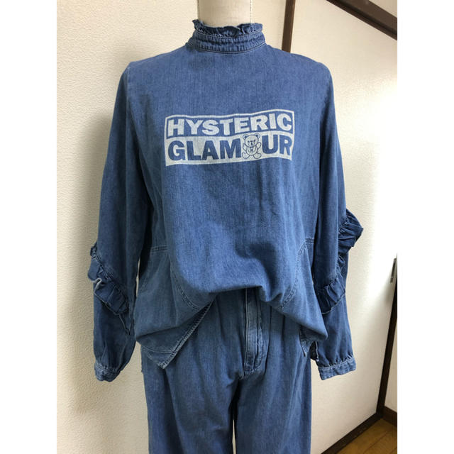 HYSTERIC GLAMOUR(ヒステリックグラマー)のヒステリックグラマー　ベアーデニムセットアップ レディースのレディース その他(セット/コーデ)の商品写真