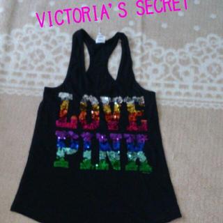 ヴィクトリアズシークレット(Victoria's Secret)のLOVE PINK♡ギラタンク(タンクトップ)