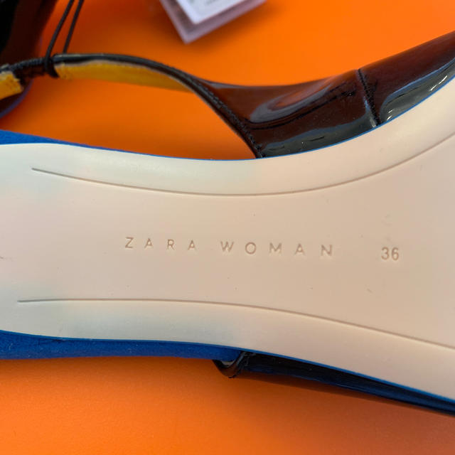 ZARA(ザラ)の新品 ZARA 黒パンプス 23.5cm レディースの靴/シューズ(ハイヒール/パンプス)の商品写真