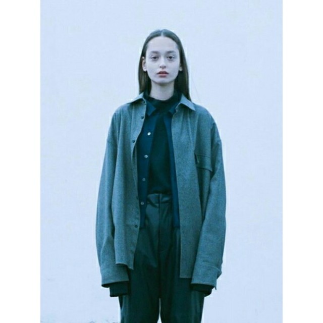 トップスstein OVERSIZED DOWN PAT SHIRT  シャツ