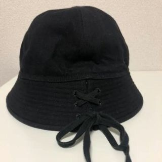 アンユーズド(UNUSED)のUNUSED 17ss 13.5oz セーラーハット ブラック(ハット)