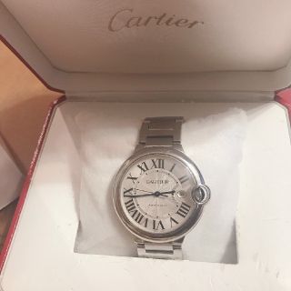 カルティエ(Cartier)の美品☆カルティエ バロンブルー メンズ腕時計(腕時計(アナログ))