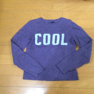 ギャップキッズ(GAP Kids)のGAPkids パープルニット 160(ニット)