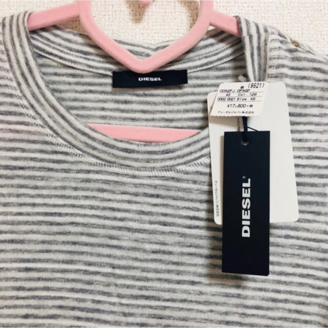 DIESEL(ディーゼル)の新品未使用　DIESEL カットソー　 レディースのトップス(Tシャツ(長袖/七分))の商品写真