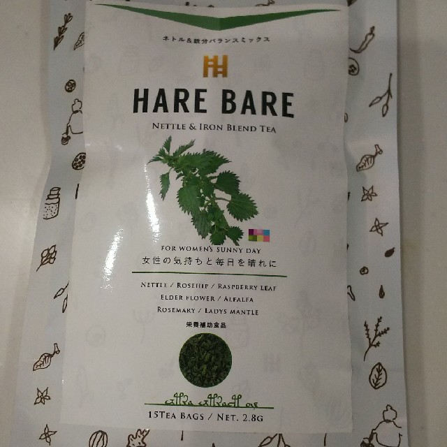 ハレバレ HAREBARE ネトル&鉄分ブレンド  食品/飲料/酒の健康食品(健康茶)の商品写真