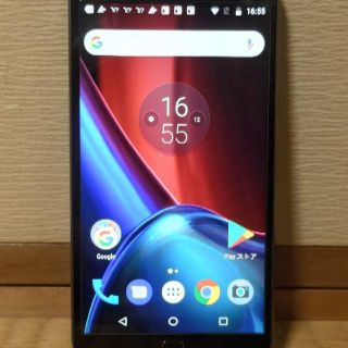 もずく1111様専用motorola G4Plus 黒(スマートフォン本体)