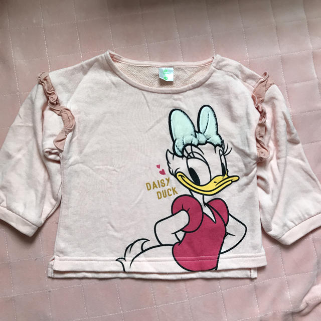 Disney(ディズニー)のトレーナー　ロンT デイジー キッズ/ベビー/マタニティのキッズ服女の子用(90cm~)(Tシャツ/カットソー)の商品写真