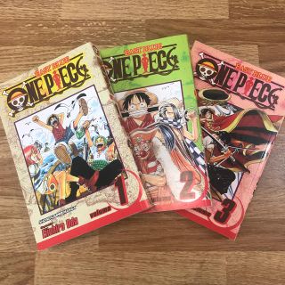 シュウエイシャ(集英社)のYYYY様専用　One Piece, Vol. 1-3 ワンピース英語版1〜3巻(洋書)