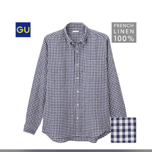 GU(ジーユー)のチェックシャツ メンズのトップス(シャツ)の商品写真