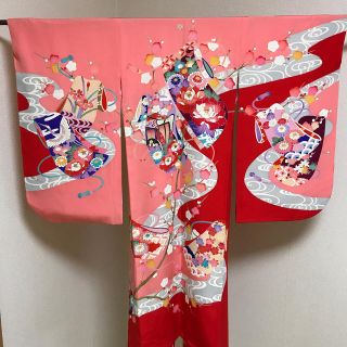 お宮参り♡女の子用 着物♡掛け着/産着(お宮参り用品)