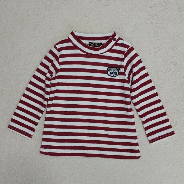 ニッセン(ニッセン)のニッセン ボーダー カットソー 90 キッズ/ベビー/マタニティのキッズ服女の子用(90cm~)(Tシャツ/カットソー)の商品写真