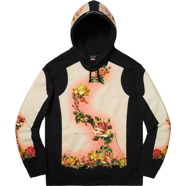 Floral Print Hooded Sweatshirt