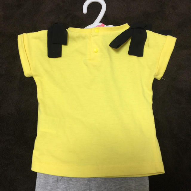 babyGAP(ベビーギャップ)の baby gap グレーパンツ イエロートップス 80 キッズ/ベビー/マタニティのベビー服(~85cm)(パンツ)の商品写真