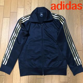 アディダス(adidas)のアディダス ジャージ Sサイズ ブラック 美品(ジャージ)