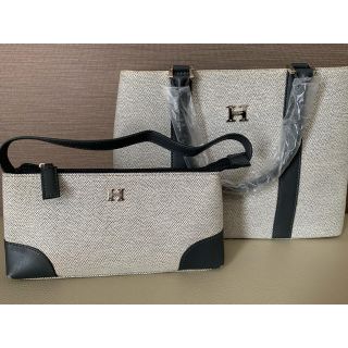 HARDYAMIES ハーディエイミス ショルダー♡ハンドバッグベージュ牛革