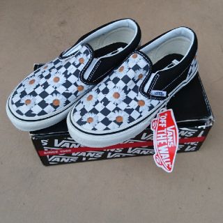 ヴァンズ(VANS)の【新品 未使用】VANS スリッポン スニーカー・ベビーソックス(スリッポン)